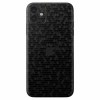 Folie autocolanta Skin, pentru Apple iPhone 15, HoneyComb Negru, protectie spate