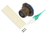 Conector Militar 13mm MIL-DTL-38999 Seria III Oliv