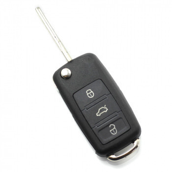 Audi A8 - Carcasă cheie tip briceag cu 3 butoane, fără buton de panică - CARGUARD foto