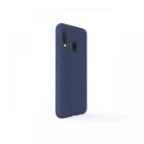 Husa Samsung Galaxy A20e Lemontti Liquid Silicon Dark Blue