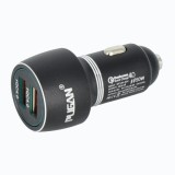 Mufa incarcator auto quick charge QC4.0A +QC4.0A 40W PREMIUM 12V-24V Cod: PG305, Oem