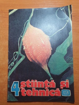 stiinta si tehnica aprilie 1988-industria romaneasca de aparatura medicala foto
