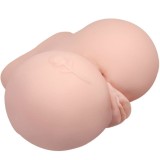 Crazy Bull-Vagin și Anus cu Tatuaj Realist și Vibrație-Telecomanda