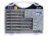 Set burghie beton și oțel cu cutie plastic F4 FORTE