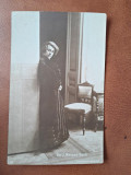 Fotografie tip carte postala, actrita J. Metaxa Doro, inceput de secol XX