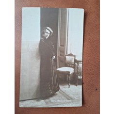 Fotografie tip carte postala, actrita J. Metaxa Doro, inceput de secol XX