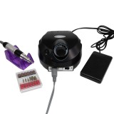 Pilă electrică pentru manichiură și pedichiură 45000 rotații 65 wați ZS-601 negru