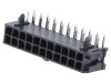 Conector Soclu Cablu-Placa Molex Micro-Fit 3.0, 22 Pini, Pas 3mm, 8.5A, 600V, Montaj PCB, Unghi 90 Grade