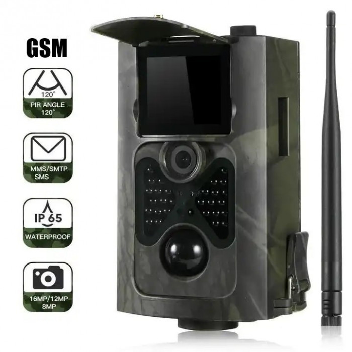 Camera de Vanatoare TSS-550M, Foto 16MP, Full HD 5MP, Audio-Video, IR 20m