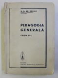 PEDAGOGIA GENERALA de G.G. ANTONESCU, 1941 , * PREZINTA URME DE UZURA
