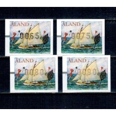 Aland (Finlanda) 2009 - Veliere, transport, navigatie, marci de automat, neuzate