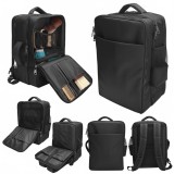Rucsac coafor spațios pentru ustensile și accesorii, negru Pakis
