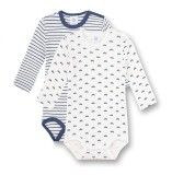 Set 2 body-uri pentru bebelusi Sanetta, cu maneca lunga, marime 104 - OUTLET