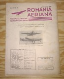 REVISTA AERONAUTICA - ROMANIA AERIANA - (OCTOMBRIE) - ANUL 1938 - CAROL II