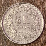 C50 - Moneda foarte veche - Elvetia - 1/2 franci - 2009