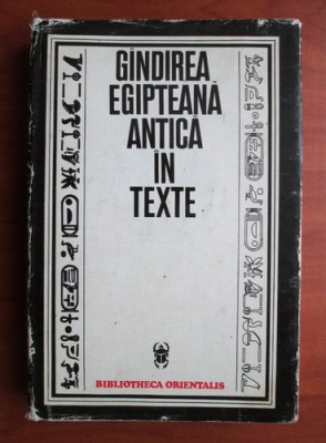Gandirea egipteana antica in texte foto