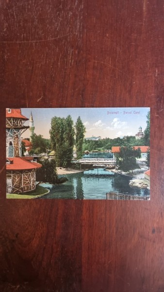 Carte Postala - Bucuresti. Parcul Carol