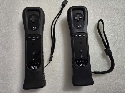 Kit Controller Nintendo Wii RVL-003 huse + Motion Plus + curele de prindere foto