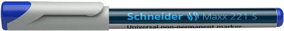 Universal Non-permanent Marker Schneider Maxx 221 S, Varf 0.4mm - Albastru foto