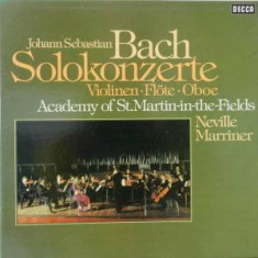 BACH - Solokonzerte fur Violine, Flote, Oboe ( set 2 viniluri )