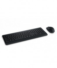 Kit tastatura + mouse microsoft wireless desktop 900 negru foto