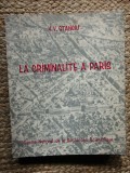 LA CRIMINALITE A PARIS par V.V. STANCIU , 1968