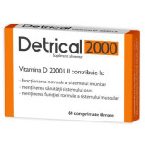 Detrical vitamina D3 2000UI, 60cps, Zdrovit