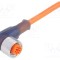 Cablu conectare M12 PIN 3, 2m, 30VAC 4A, Lumberg Automation