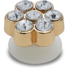 Jibbitz Crocs Tiny Silver Gem Flower foto