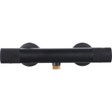 Baterie Baie Termostat Kuda Negru Mat
