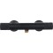 Baterie Baie Termostat Kuda Negru Mat