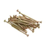 Surub lemn autofiletant 5x80 mm, cap inecat, Torx TX25, Otel zincat, 200 buc/cutie