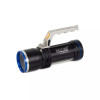 Lanterna aluminiu, cu acumulator, tactica, Bailong, LED CREE XM-L T6, ZOOM, USB, reglabila, IPX4, 400 m, 5.5x16.5-17.7 cm