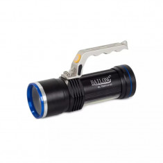 Lanterna aluminiu, cu acumulator, tactica, Bailong, LED CREE XM-L T6, ZOOM, USB, reglabila, IPX4, 400 m, 5.5x16.5-17.7 cm