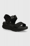 Skechers sandale D&#039;LUX WALKER DAILY femei, culoarea negru, cu platforma