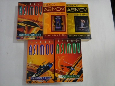 ISAAC ASIMOV - The FOUNDATION Saga - 5 volume foto