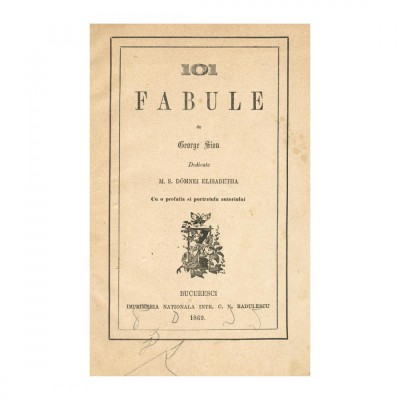 George Sion, 101 Fabule, 1869 foto