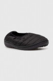 SUBU papuci de casa Packable F-Line culoarea negru, SP-00