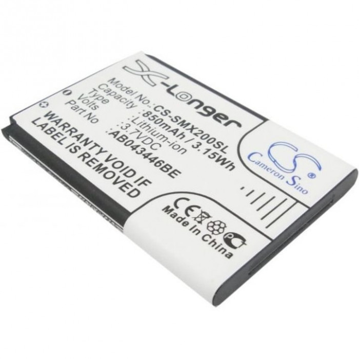 Acumulator compatibil cu Samsung SGH-X200 / X150 / E900 / X300 / D520 AB043446BE amperaj 600mAh