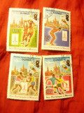Serie mica Guineea 1982 - Olimpiada Moscova &#039;80 , 4 valori stampilate, Stampilat
