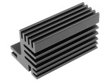 Radiator TO220 Negru 50x30x31mm 7.8K/W