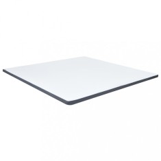 vidaXL Topper saltea de pat cu somieră, 200 x 200 x 5 cm moale mediu