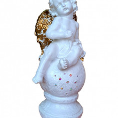 Statueta decorativa, Inger, Alb, 43 cm, DVAN0102-3G