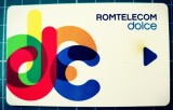 Cartelă televiziune prin cablu și internet Romtelecom Dolce TV cod 409 policarbonat