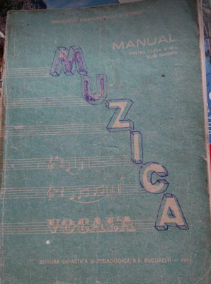 MUZICĂ - manual pentru clasa a IX-a, Jean Lupu foto