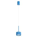 Lustră Suspendată Aura 1 Azuriu Gx53