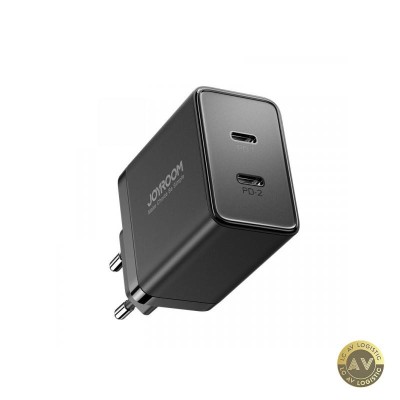 Incarcator Retea Joyroom JR-TCF09 40W 3A 2 x USB-C Negru foto