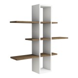 Cumpara ieftin Biblioteca Akira Pako World Alb 96x19.5x101 cm