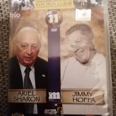 DVD PERSONALITATI CARE AU MARCAT ISTORIA LUMII ARIEL SHARON - JIMMY HOFFA