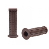 Mansoane moto vintage, cafe racer/bobber, culoare maro inchis, lungime 123mm Cod Produs: MX_NEW AW56964